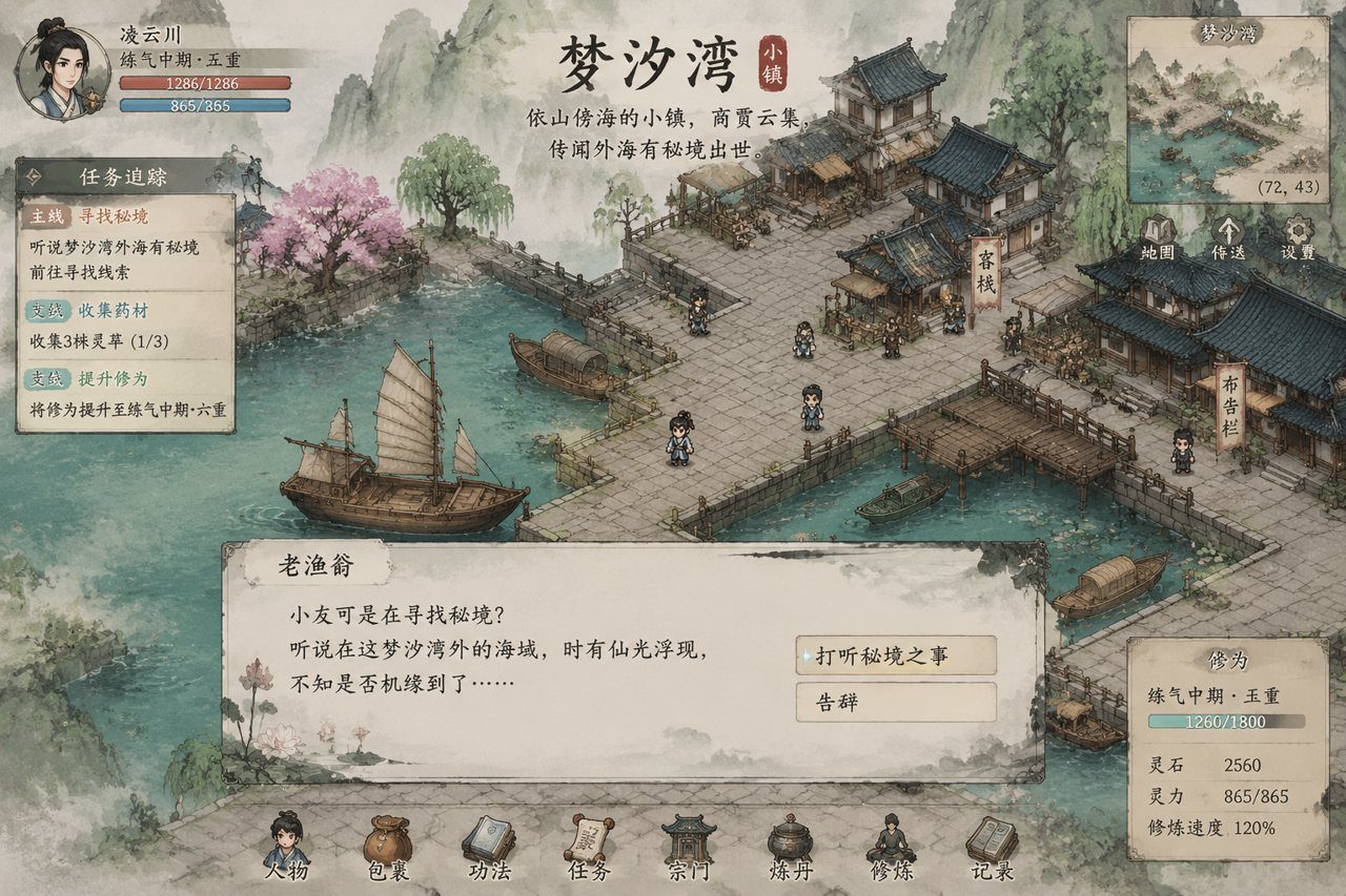 谪仙索欢录 体验版 内容截图 2